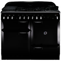 Rangemaster Elan 110 Dual Fuel Cooker, Black